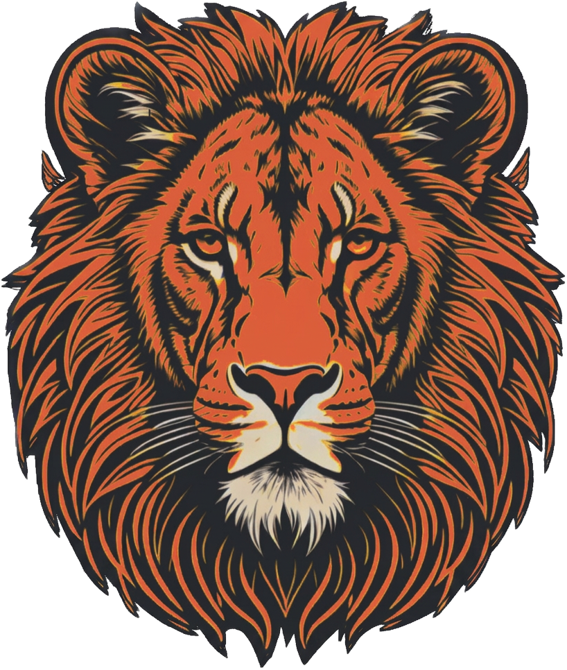 Leo High School Choir lion logo